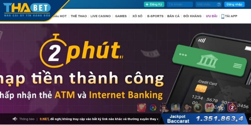 Link đăng nhập THABET chính thức, đảm bảo an toàn